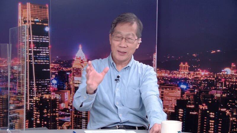 台湾政治大学名誉教授丁树范。(RFA)